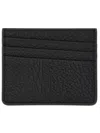 Maison Margiela Portacarte Four Stitches In Black