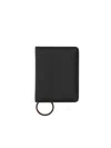 Maison Margiela Bifold Wallet With Key Ring In Black