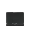 Maison Margiela Black Bi-fold Wallet With Logo Men In Black