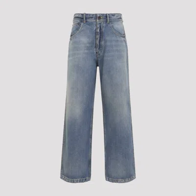 Maison Margiela Washed Blue Cotton 5 Pockets Pants