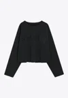 Maison Margiela Washed Cropped Sweatshirt