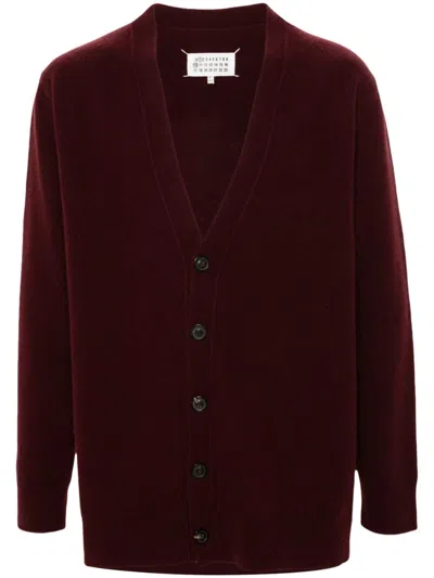 MAISON MARGIELA WASHED WOOL CARDIGAN