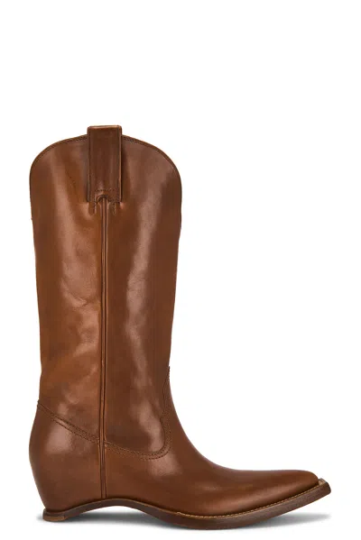 Maison Margiela Western Boot In Brown