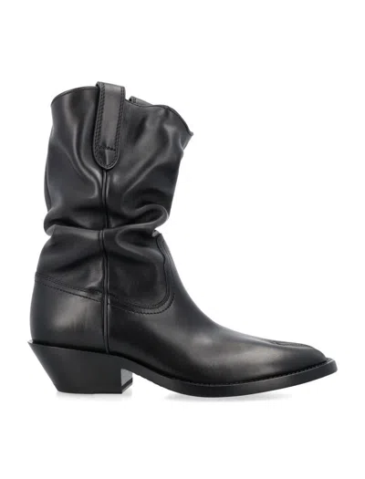 Maison Margiela Tabi Western Boot In Black