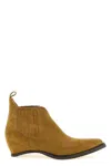Maison Margiela Western Chelsea Heel-less Ankle Boots In Multi