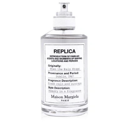 Maison Margiela When The Rain Stops Edt 3.4 oz Fragrances 3614273612678 In Green / Pink