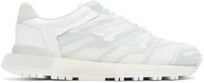 Maison Margiela White 50-50 Sneakers In H6934 White Mix