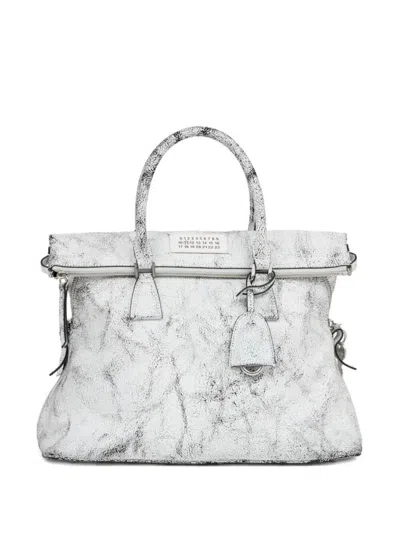 MAISON MARGIELA WHITE 5AC LOVED TO DEATH MEDIUM SATCHEL
