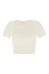 MAISON MARGIELA WHITE ANGORA BLEND SWEATER