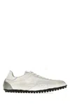 Maison Margiela Sprinters Low Top Cotton Blend Sneakers In White