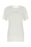 Maison Margiela Cotton T-shirt In Offwhite