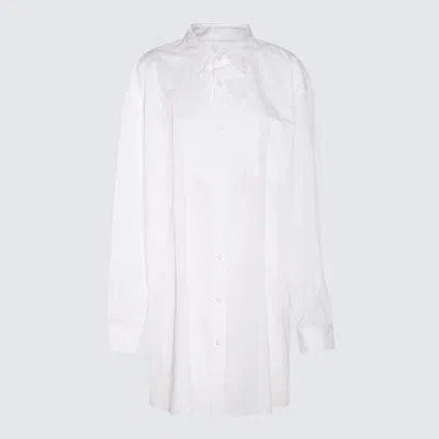 Maison Margiela White Cotton Dress