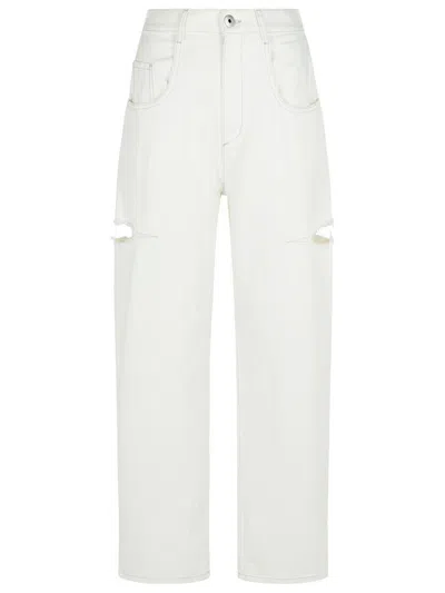 Maison Margiela White Cotton Jeans