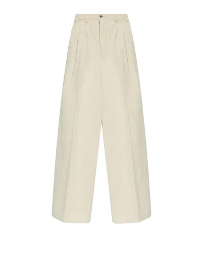 Maison Margiela White Cotton Jeans
