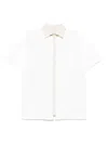 Maison Margiela Short Sleeved Layered Cotton Shirt Clothing