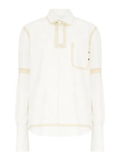 MAISON MARGIELA WHITE COTTON SHIRT