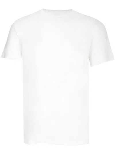 Maison Margiela White Cotton T-shirt In Bianco
