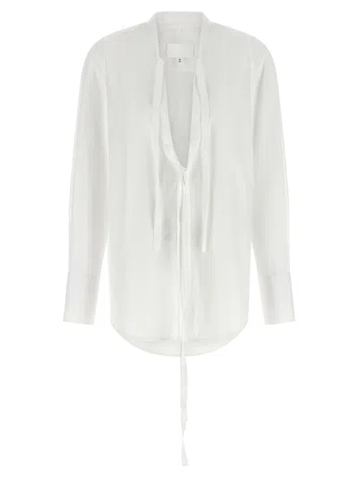 Maison Margiela White Cotton Women's Blouse
