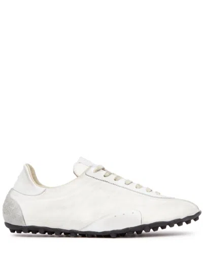 MAISON MARGIELA WOMEN WHITE LACE UP SNEAKERS, 3.5 LUXURY SNEAKERS FOR WOMEN DARVEYS