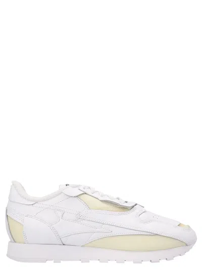 MAISON MARGIELA WHITE LACE UP SNEAKERS