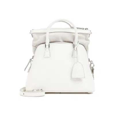 Maison Margiela White Leather 5ac Mini Bag