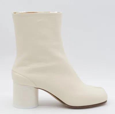 Maison Margiela White Leather Boots