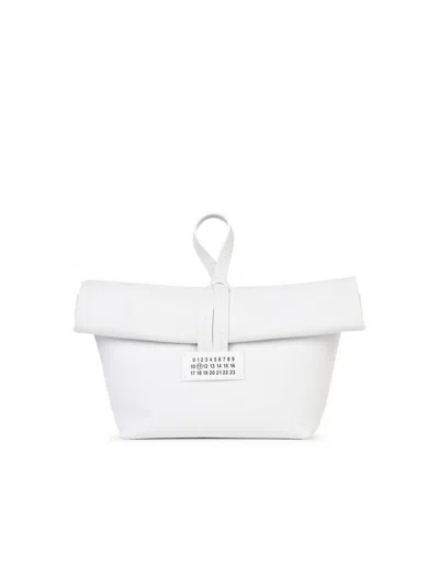 Maison Margiela White Leather Clutch