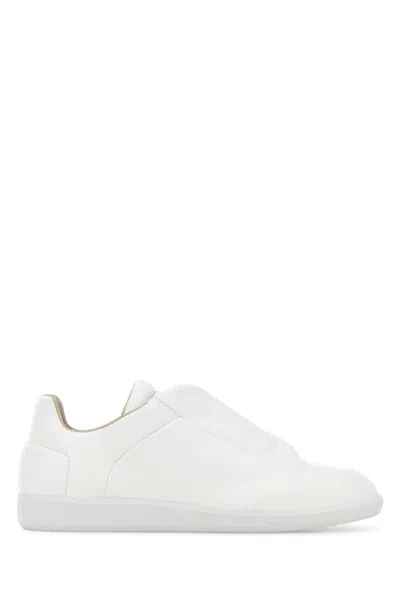 Maison Margiela White Leather Future Slip Ons
