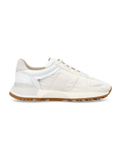 MAISON MARGIELA WHITE LEATHER SNEAKERS