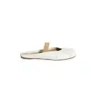 Maison Margiela Ballerina Mule Tabi In White Leather In White
