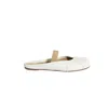 Maison Margiela Ballerina Mule Tabi In White Leather In White