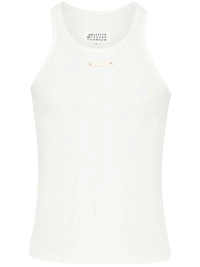 Maison Margiela White Logo Tank T-shirt