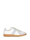 Maison Margiela White Low Sneakers In Multi