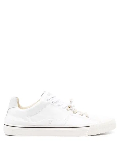 MAISON MARGIELA WHITE LOW TOP SNEAKERS