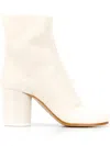 Maison Margiela Ankle-length Tabi Toe Boots In Soft Nappa Leather