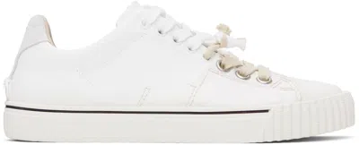 Maison Margiela Off-white Tabi Sneakers In T1003 White
