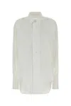 Maison Margiela White Regular Solid Shirt In White