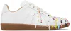 Maison Margiela Replica Paint Splatter-effect Low-top Sneakers In White