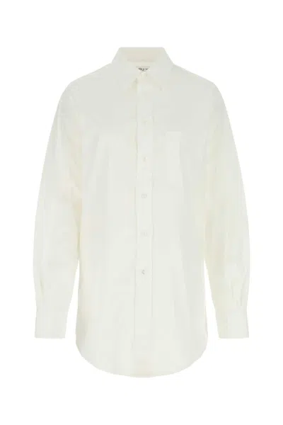 Maison Margiela White Poplin Shirt In 100