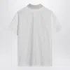 Maison Margiela White Reversed Shirt T-shirt In Gray