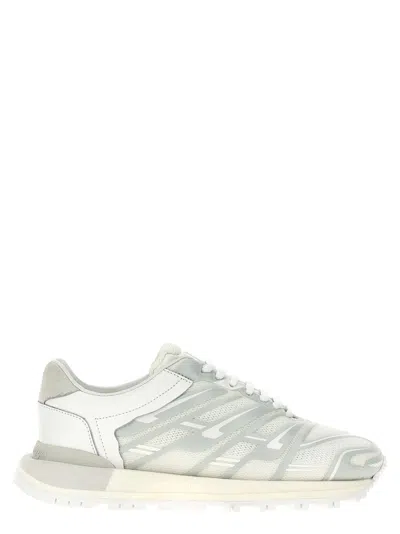 MAISON MARGIELA WHITE ROUND TOE SNEAKERS