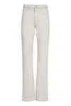 MAISON MARGIELA WHITE STRAIGHT LEG JEANS FOR WOMEN