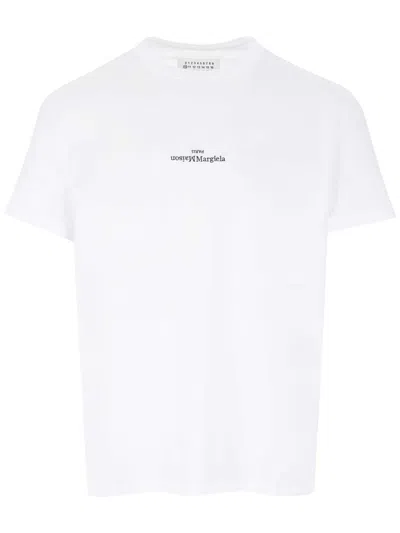 Maison Margiela White T-shirt In Bianco