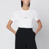 Maison Margiela White T-shirt With Distorted Logo In White