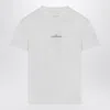 Maison Margiela Cotton T-shirt With Subtle Logo Print In White
