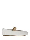 Maison Margiela Tabi Split-toe Leather Ballet Flats