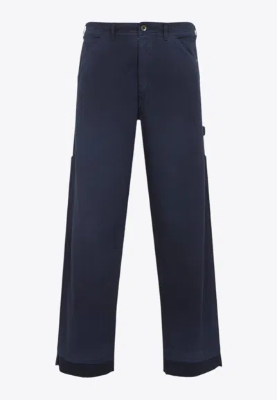 Maison Margiela Wide-leg Cargo Pants In Blue