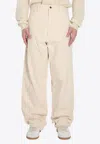 Maison Margiela Cargo Jeans In Cream