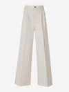 Maison Margiela Women Wide Leg Pants In White