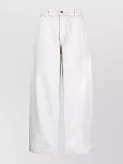 MAISON MARGIELA WIDE LEG DENIM JEANS